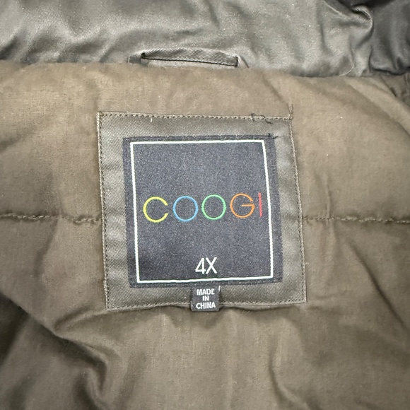 Vintage COOGI Australia Military Tactical Heavy Puffer Jacket Dark Gray Mens 4XL - Picture 9 of 16